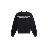 Dsquared² Black Cotton Sweatshirt